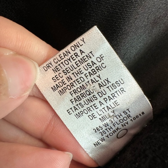 Vintage An Original Milly of New York Double-Breasted Blazer Silk Linen Size 4 S - Picture 11 of 13